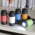 USB Rechargeable Portable LED Flashlight   Keychain Lamp Pocket Mini Torch  Black