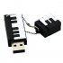 USB Silicone Electone Design Flash Drive U Disk USB 2 0 Black 8G