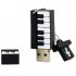 USB Silicone Electone Design Flash Drive U Disk USB 2 0 Black 8G