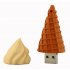 USB Silicone Ice cream Design Flash Drive U Disk USB 2 0 Yellow 32G