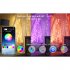 USB String Lights IP67 Waterproof Voice Controlled 7 Pattern 29 Modes 16 Million Colors Copper Wire Lights 100 lights 10 meters