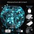 USB String Lights IP67 Waterproof Voice Controlled 7 Pattern 29 Modes 16 Million Colors Copper Wire Lights 100 lights 10 meters