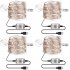 USB String Lights IP67 Waterproof Voice Controlled 7 Pattern 29 Modes 16 Million Colors Copper Wire Lights 100 lights 10 meters