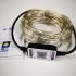 USB String Lights IP67 Waterproof Voice Controlled 7 Pattern 29 Modes 16 Million Colors Copper Wire Lights 200 lights at 20 meters