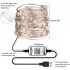 USB String Lights Waterproof Voice Controlled 7 Pattern 29 Modes 16 Million Colors Copper Wire Lights 30 Meters