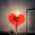 USB Table Lamp  Romantic Love Projector Lamp With On off Switch  Shadow Desk Lamp For Photography Party Home Living Room Bedroom Decoration Love red desk lamp
