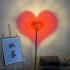 USB Table Lamp  Romantic Love Projector Lamp With On off Switch  Shadow Desk Lamp For Photography Party Home Living Room Bedroom Decoration Love red desk lamp