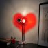 USB Table Lamp  Romantic Love Projector Lamp With On off Switch  Shadow Desk Lamp For Photography Party Home Living Room Bedroom Decoration Love red desk lamp