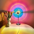 USB Table Lamp, Romantic Love Projector Lamp With On/off Switch, Shadow Desk Lamp For Photography Party Home Living Room Bedroom Decoration Colorful desk lamp