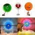 USB Table Lamp  Romantic Love Projector Lamp With On off Switch  Shadow Desk Lamp For Photography Party Home Living Room Bedroom Decoration Colorful desk lamp