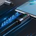 USB To USB C Cable Type C Braided Cable 480Mbps Data Transmission 100W Power Delivery For Laptop Phone Tablet Computer USB A to Lightning 2 4A 1 2 M