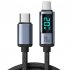 USB To USB C Cable Type C Braided Cable 480Mbps Data Transmission 100W Power Delivery For Laptop Phone Tablet Computer USB A to Lightning 2 4A 1 2 M
