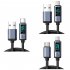 USB To USB C Cable Type C Braided Cable 480Mbps Data Transmission 100W Power Delivery For Laptop Phone Tablet Computer USB A to Lightning 2 4A 1 2 M