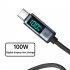 USB To USB C Cable Type C Braided Cable 480Mbps Data Transmission 100W Power Delivery For Laptop Phone Tablet Computer USB A to Lightning 2 4A 1 2 M