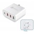 USB Travel Charger 36W Quick Charge Type C for Samsung iPhone Huawei Tablet Fast Wall Adaptor US Plug