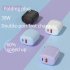 USB Type C Fast Wall Charger Block 30W Dual Port PD Power Delivery Fast Type C Foldable Charging Block Adapter For Laptops Smart Phone 30WPD QC 3 0 black