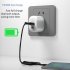 USB Type C Fast Wall Charger Block 30W Dual Port PD Power Delivery Fast Type C Foldable Charging Block Adapter For Laptops Smart Phone 30WPD QC 3 0 black