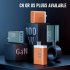 USB Type C Wall Charger Block 100w 4 Ports Charging Block Plug Foldable Adapter US Plug Gray