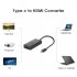 USB Type C to HDMI Adapter USB 3 1 USB C Male to HDMI Female Converter Cable for MHL Android Phone Tablet black