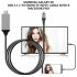 USB Type C to HDMI HDTV Cable Adapter 4K 30HZ High Definition for PC Laptop Tablet Smartphone black