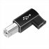 USB Type c To Printer Cable Adapter Square Port Converter For Electronic Piano Printer USB C Female To USB B Male Adapter black