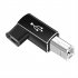 USB Type c To Printer Cable Adapter Square Port Converter For Electronic Piano Printer USB C Female To USB B Male Adapter black