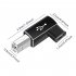 USB Type c To Printer Cable Adapter Square Port Converter For Electronic Piano Printer USB C Female To USB B Male Adapter silver gray