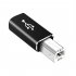 USB Type c To Printer Cable Adapter Square Port Converter For Electronic Piano Printer USB C Female To USB B Male Adapter silver gray