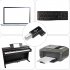 USB Type c To Printer Cable Adapter Square Port Converter For Electronic Piano Printer USB C Female To USB B Male Adapter silver gray