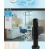 USB Vertical Bladeless Fan Mini Air Conditioner Fan Desk Cooling Fan Home Office Table Tower Fan