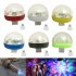 USB Voice Control Magic Ball Lamp with Adapter for Disco Stage Decor black