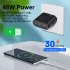 USB Wall Charger 48W 6 Port Fast Charging Block Adapter Plug Compatible For IPhone Android Tablet PC Mobile Phone black US Plug