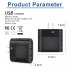 USB Wall Charger 48W 6 Port Fast Charging Block Adapter Plug Compatible For IPhone Android Tablet PC Mobile Phone white EU Plug