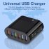 USB Wall Charger 48W 6 Port Fast Charging Block Adapter Plug Compatible For IPhone Android Tablet PC Mobile Phone white EU Plug