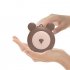 USB Wearable Air Purifier Necklace Portable Mini Air Lonizers for Adults Kids brown