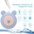 USB Wearable Air Purifier Necklace Portable Mini Air Lonizers for Adults Kids white