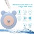 USB Wearable Air Purifier Necklace Portable Mini Air Lonizers for Adults Kids blue