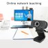 USB Webcam 1080P HD Web Cam Clip on Computer PC Laptop Desktop black