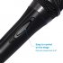 USB Wired 3m 9 8ft Microphone High Performance Karaoke Mic for Nintend Switch PS4 Wii U XBOX360 PC black