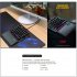 USB Wired Gaming Keypad with LED Backlight 35 Keys One handed Mechanical RGB Gaming Keyboard black