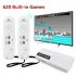 USB Wireless Handheld TV Video Game Console Build in 620 Classic 8 Bit Game mini Console Dual Gamepad AV Output
