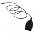 USB to OBDII cable for car diagnostics   This VAG COM v704 1 USB to OBDII Cable for Car Diagnostics is an aftermarket tool to analyze ISO9141 and KWP2000 transm