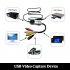 USB video capture device records video from sources such as TVs  DVD players  camcorders  VHS players  and video game systems