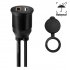 USB2 0 and HDMI Extension Cable USB HDMI Male to USB HDMI Female for USB HDMI Device Panel Flush Mount Cable