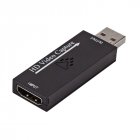 USB2 0 for HDMI Video Capture Card for Game DVD Camcorder Camera Recording Live Streaming black