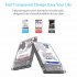 USB3 0 Micro Hard Disk Drive Box High speed Mobile Transparent Hard Disk Box Transparent