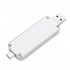 USB3 0 Type A and Type C M 2 NGFF SDD Hard Drive Adapter with Case Silver