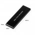 USB3 1 HDD Case NVMe PCIE HDD Enclosure M 2 to USB Type C 3 1 M KEY SSD Hard Disk Drive Case External Mobile Box for Desktop PC 