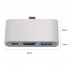 USB3 1 Type C Hub to HDMI Support Dex Mode for Samsung S8 S9 Nintend Switch with PD Thunderbolt 3 Adapter for Macbook Pro Silver gray