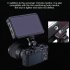 UURig R015 Monitor Bracket Mini Ballhead With Cold Shoe Mount Gimbal Rig for Sony Canon Nikon DSLR Camera Accessories Smartphone black